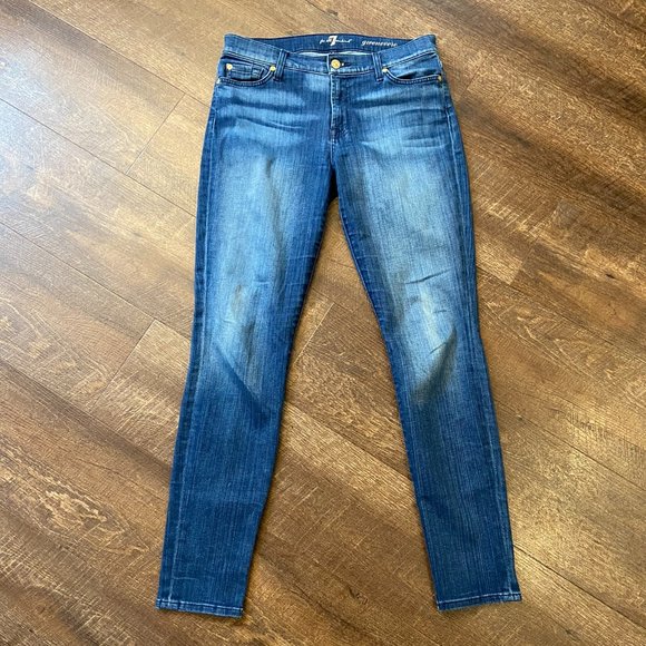 7 For All Mankind Gwenevere Skinny Jeans - Size 29 - Picture 2 of 8